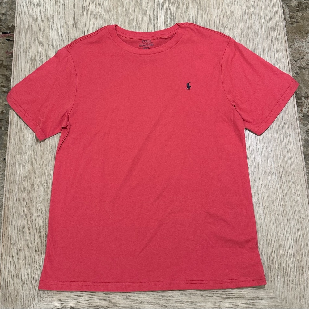 Ralph Lauren Polo. NWT. (YXL) Red Tee
